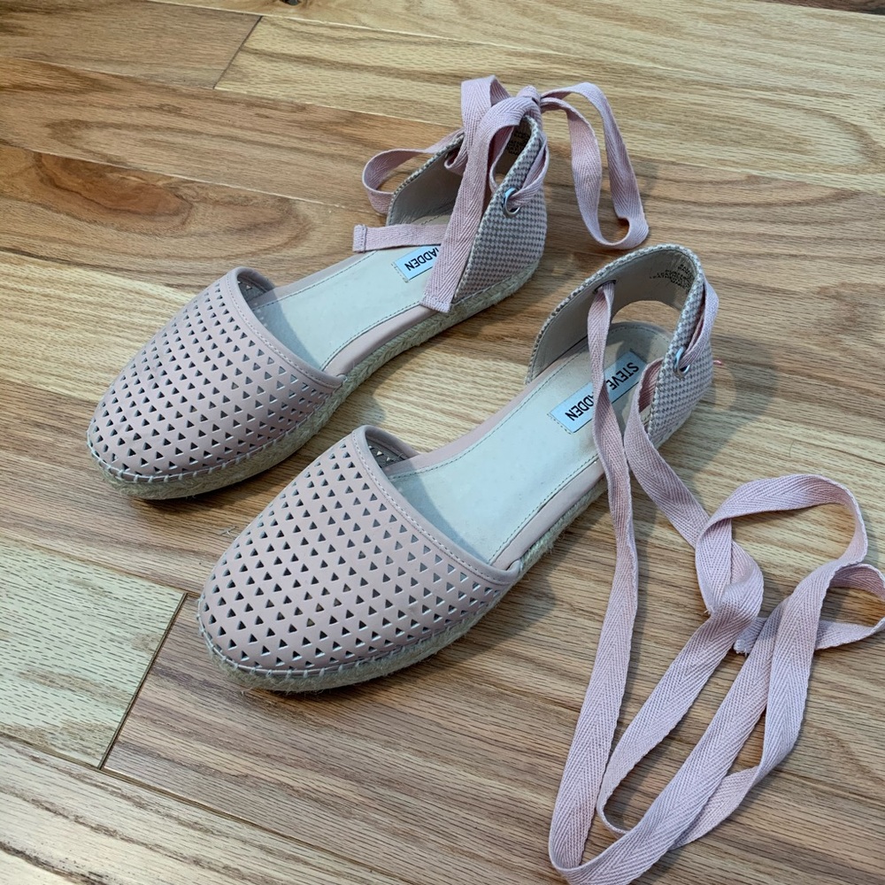 Steve Madden Ramona pink espadrilles